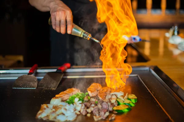 Masa Teppanyaki Cooking